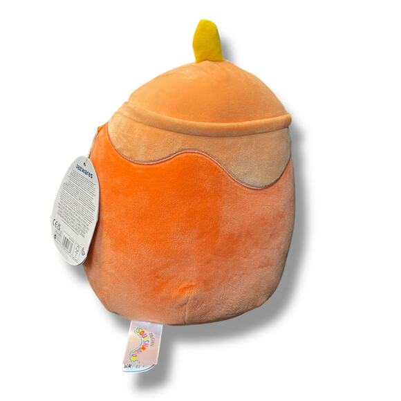 Squishmallows Plush Misha Pumpkin Candle Autumn Fall Halloween Gift Orange 8" - Picture 7 of 12